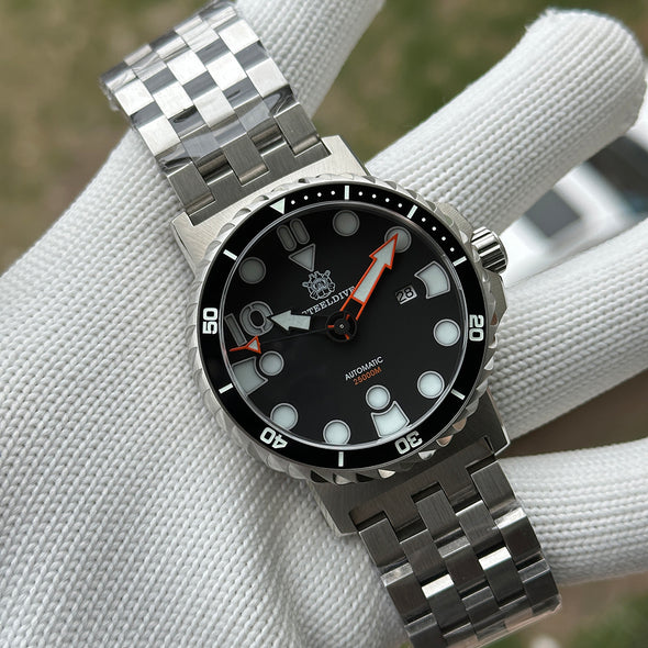 Steeldive SD1982 Big Size 46.5MM 25000M Diver Watch - with Calendar