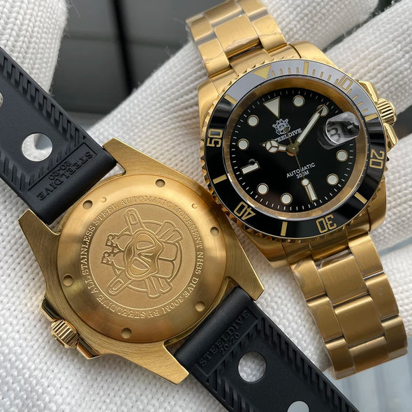 Steeldive SD1953IPG Golden Sub Dive Watch