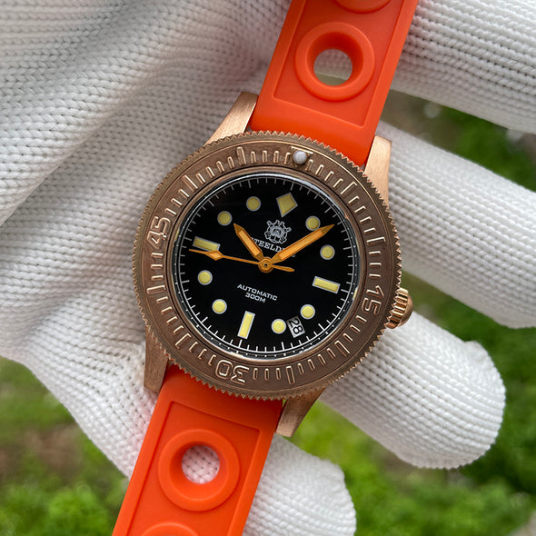 Steeldive SD1952S Bronze 50-Fathoms Diver Watch