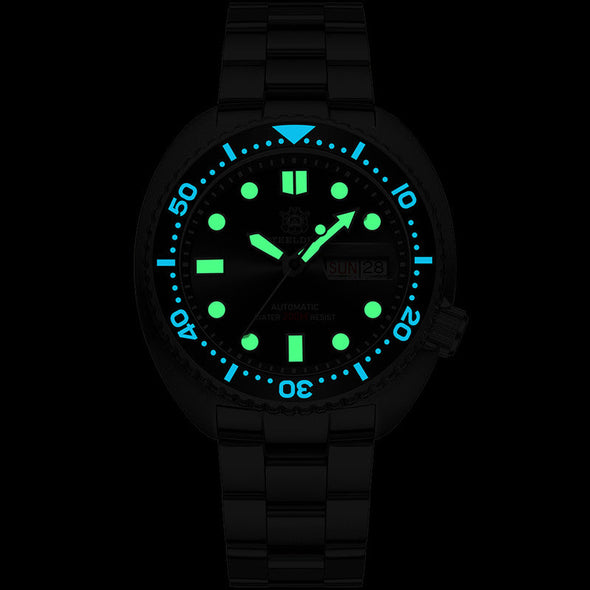 UK Warehouse - STEELDIVE SD1972 6309 King Turtle Dive Watch V2