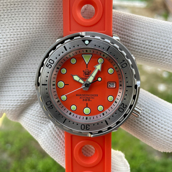 Steeldive SD1986 Full Steel Tuna Diver Watch
