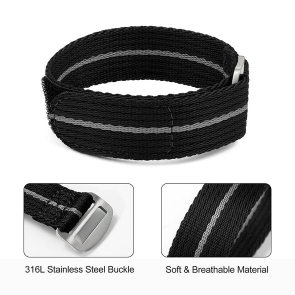 Soft Nylon Self-adhesive Watchband