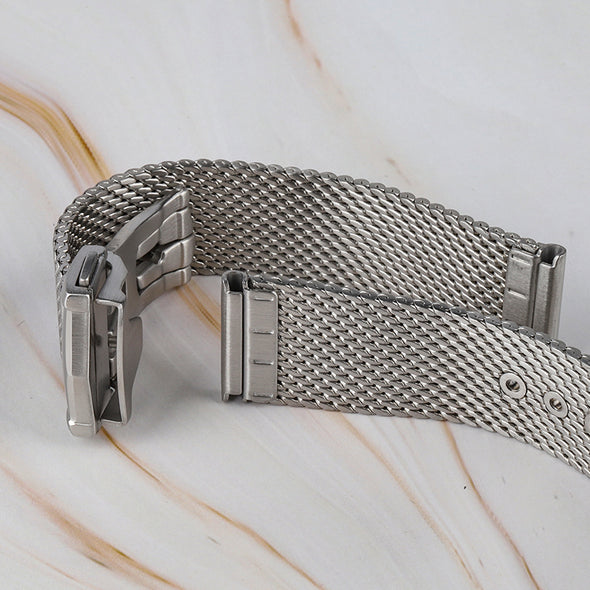 Hole Adjustable Mesh Watch Straps