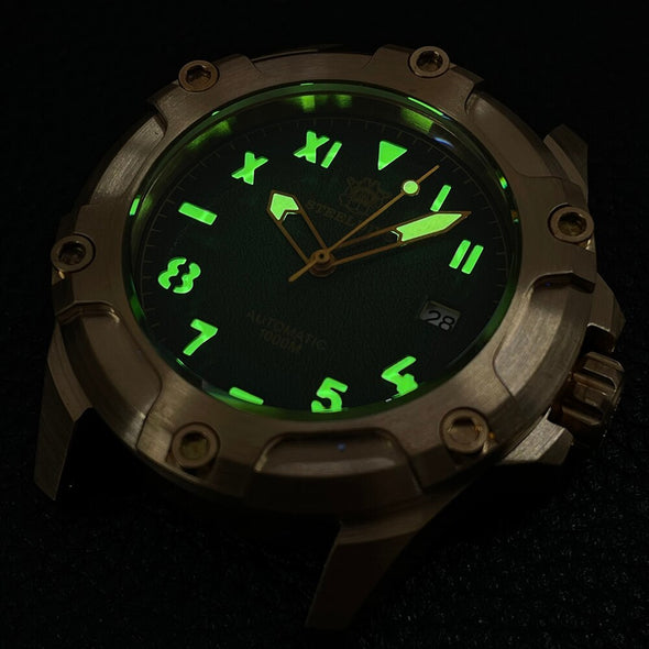 Steeldive SD1943S Solid Bronze Screws Design Watch