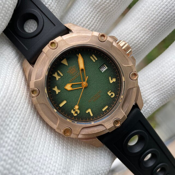 Steeldive SD1943S Solid Bronze Screws Design Watch