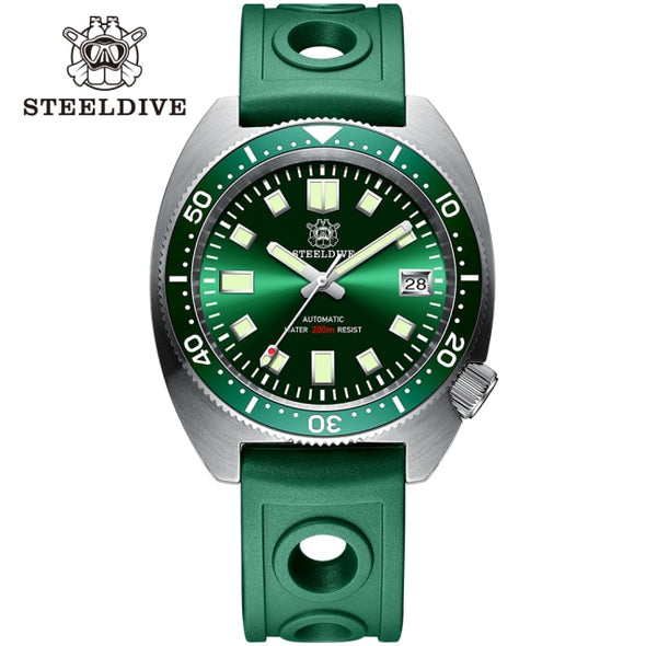 STEELDIVE SD1977 6105/8000 Slim Turtle Diver Watch