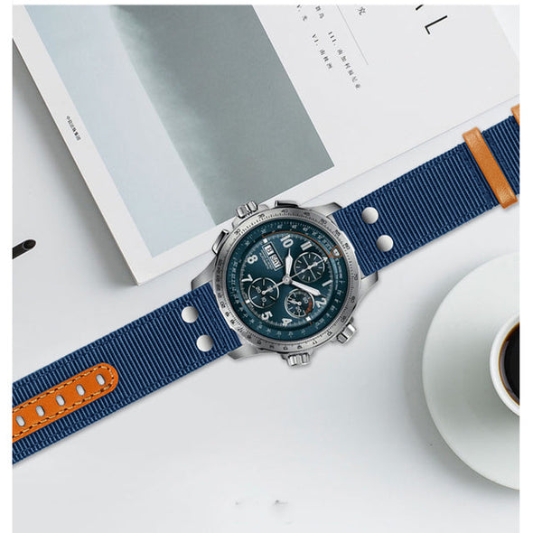 Soft Nylon Canvas Strap Watchband