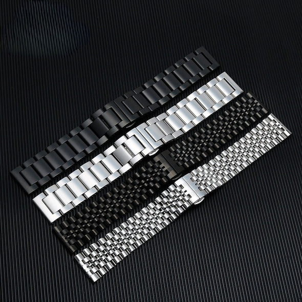 Solid Stainless Steel Watch Straps - Straight End