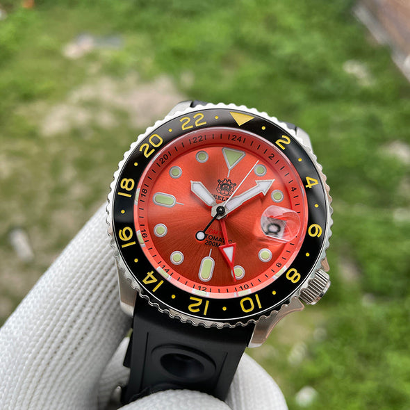 ★Welcome Deal★Steeldive SD1994 SKX007 NH34 GMT Automatic Watch