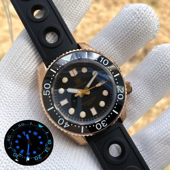 ★Welcome Deal★Steeldive SD1968S Bronze MM300 Monobloc Watch